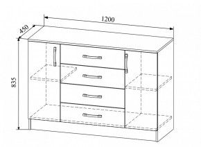 Комод Софи СКМ 1200.1 в Якутске - yakytsk.mebelnovo.ru | фото