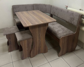 Кухонный уголок Миссия V велюр(серый) в Якутске - yakytsk.mebelnovo.ru | фото