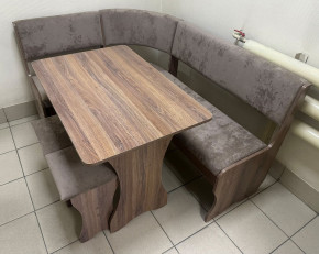 Кухонный уголок Миссия V велюр(серый) в Якутске - yakytsk.mebelnovo.ru | фото