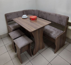 Кухонный уголок Миссия V велюр(серый) в Якутске - yakytsk.mebelnovo.ru | фото