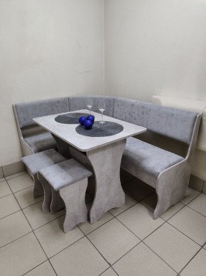 Кухонный уголок Миссия V велюр (цемент) в Якутске - yakytsk.mebelnovo.ru | фото