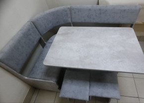 Кухонный уголок Миссия V велюр (цемент) в Якутске - yakytsk.mebelnovo.ru | фото